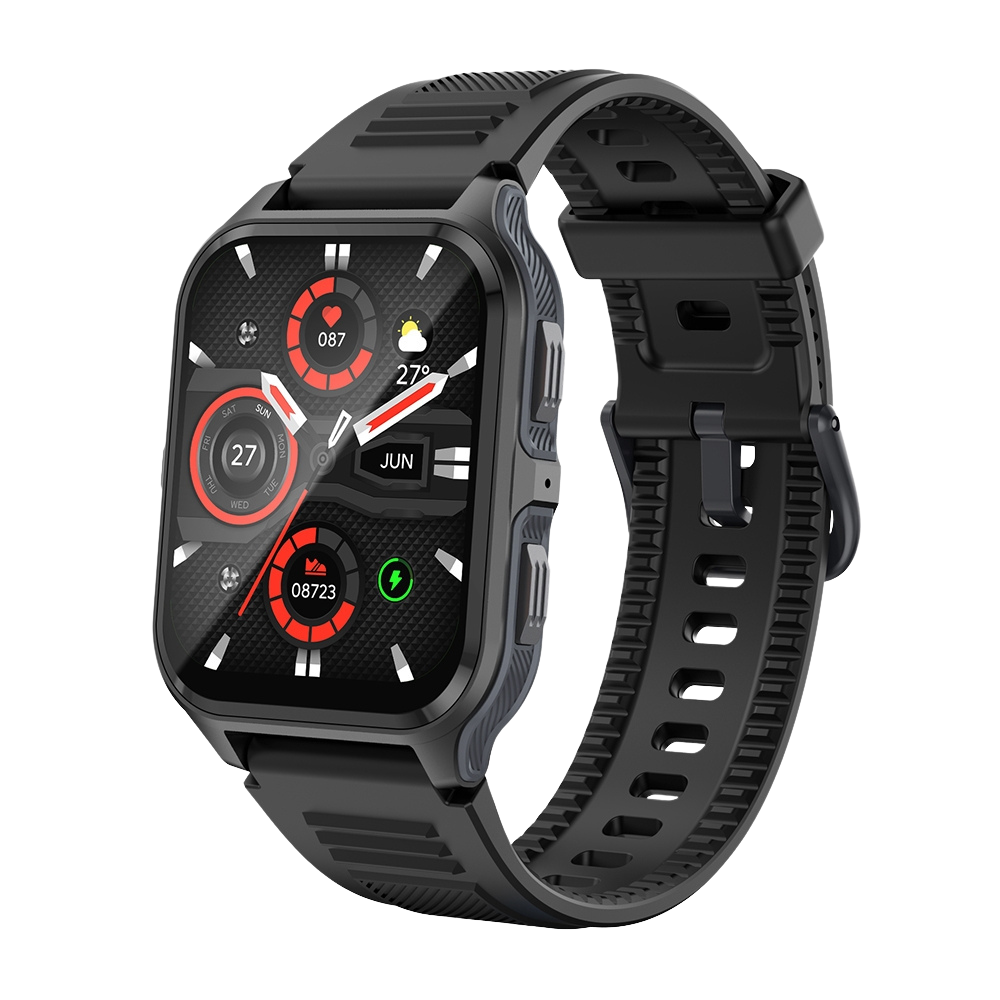 COLMI P73 Smartwatch 1.9″ Display Outdoor Calling IP68 Waterproof Smart Watch black